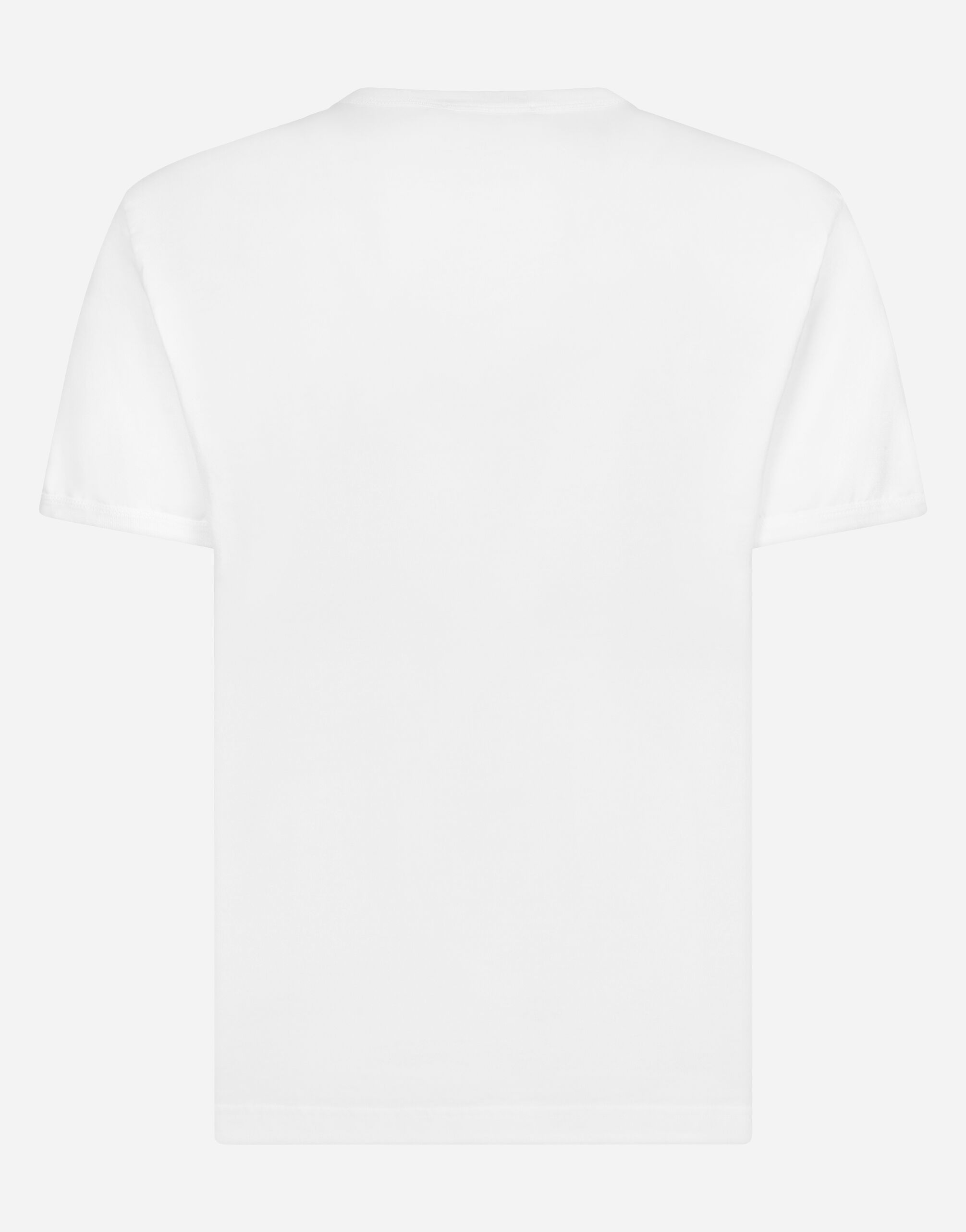 【関税＆送料込み】Dolce & Gabbana White Cotton T-Shirt Cotton t-shirt in White for Men | Dolce&Gabbana® US