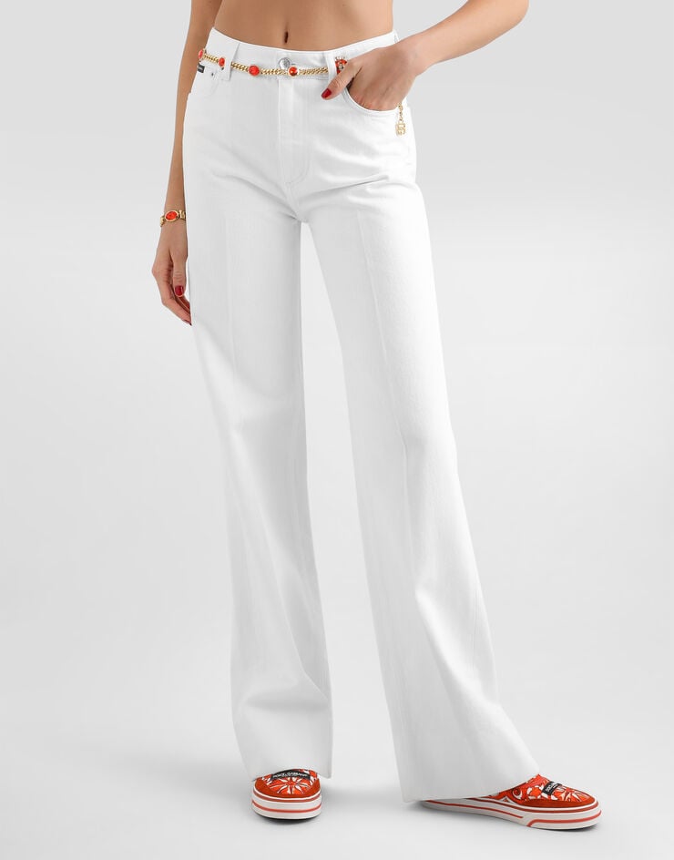 Dolce & Gabbana 5-pocket denim trousers Multicolor FTC79DG8PE9