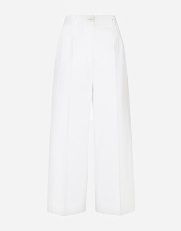 Dolce & Gabbana Gabardine culottes White FTCC2TFUFLG