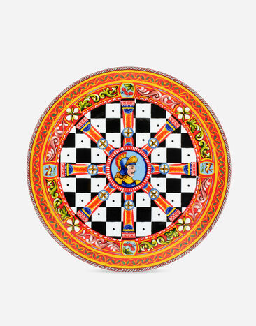 Dolce & Gabbana Porcelain Charger Plate Multicolor TC0005TCA48