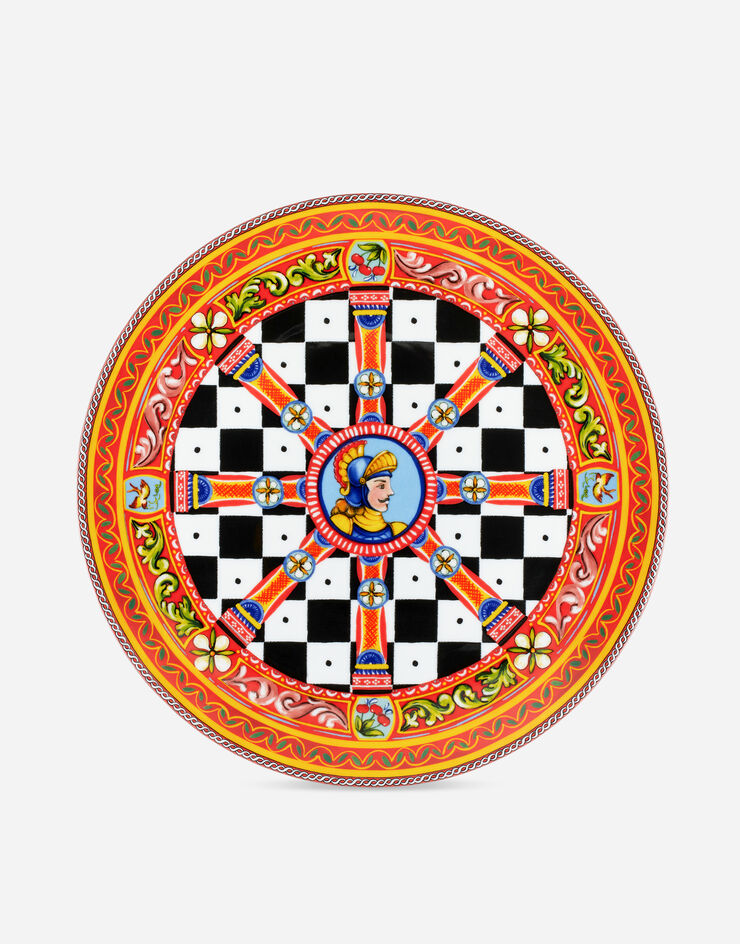 Dolce & Gabbana Porcelain Charger Plate Multicolor TC0010TCA13