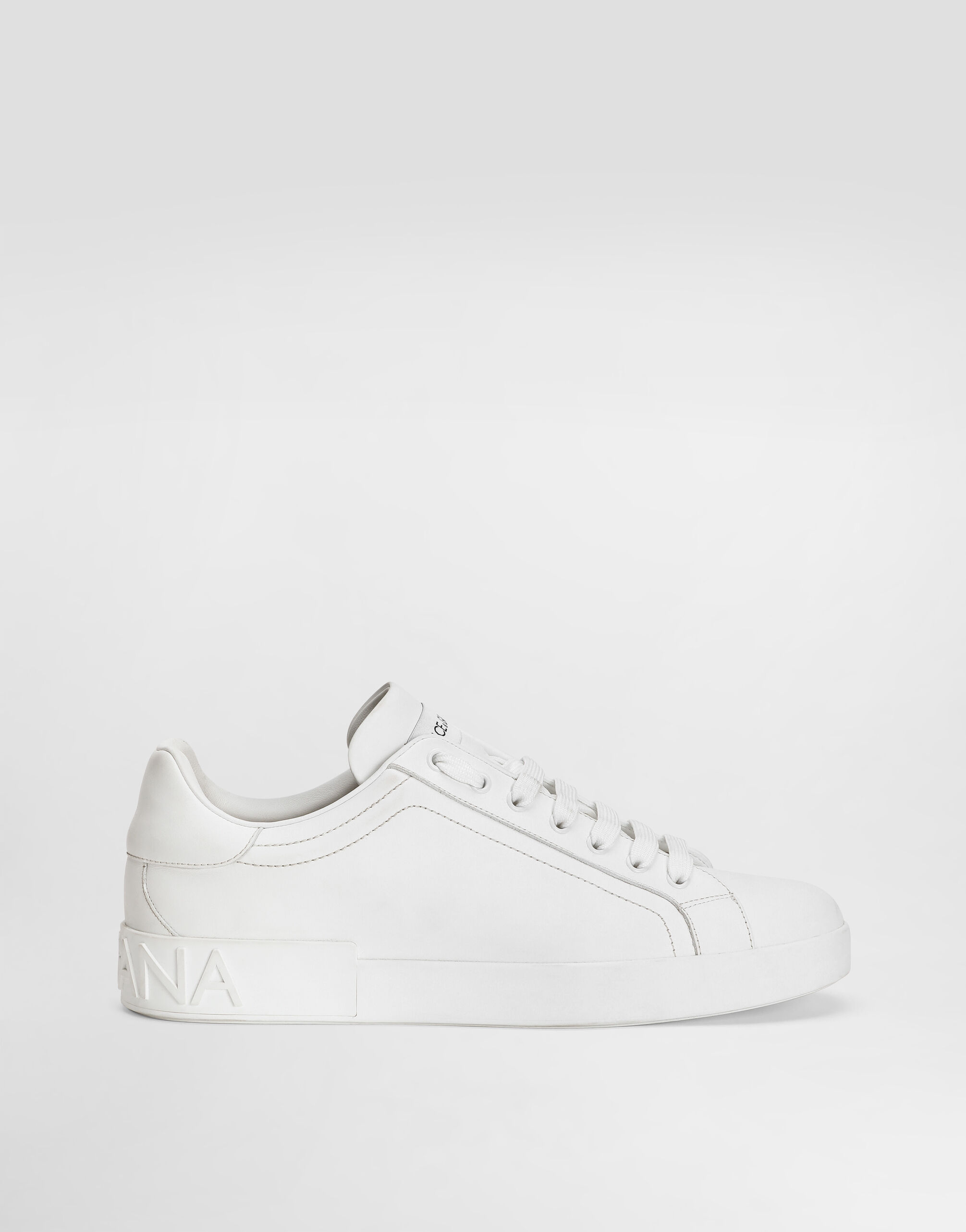 Dolce & Gabbana Calfskin Portofino sneakers White GVUZATG7K4T