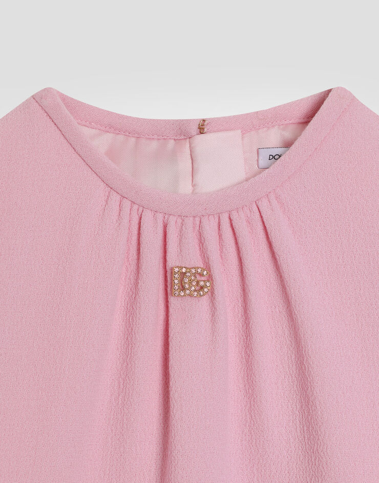 Dolce & Gabbana Wool crepe dress Pink L54DF0FU2TZ