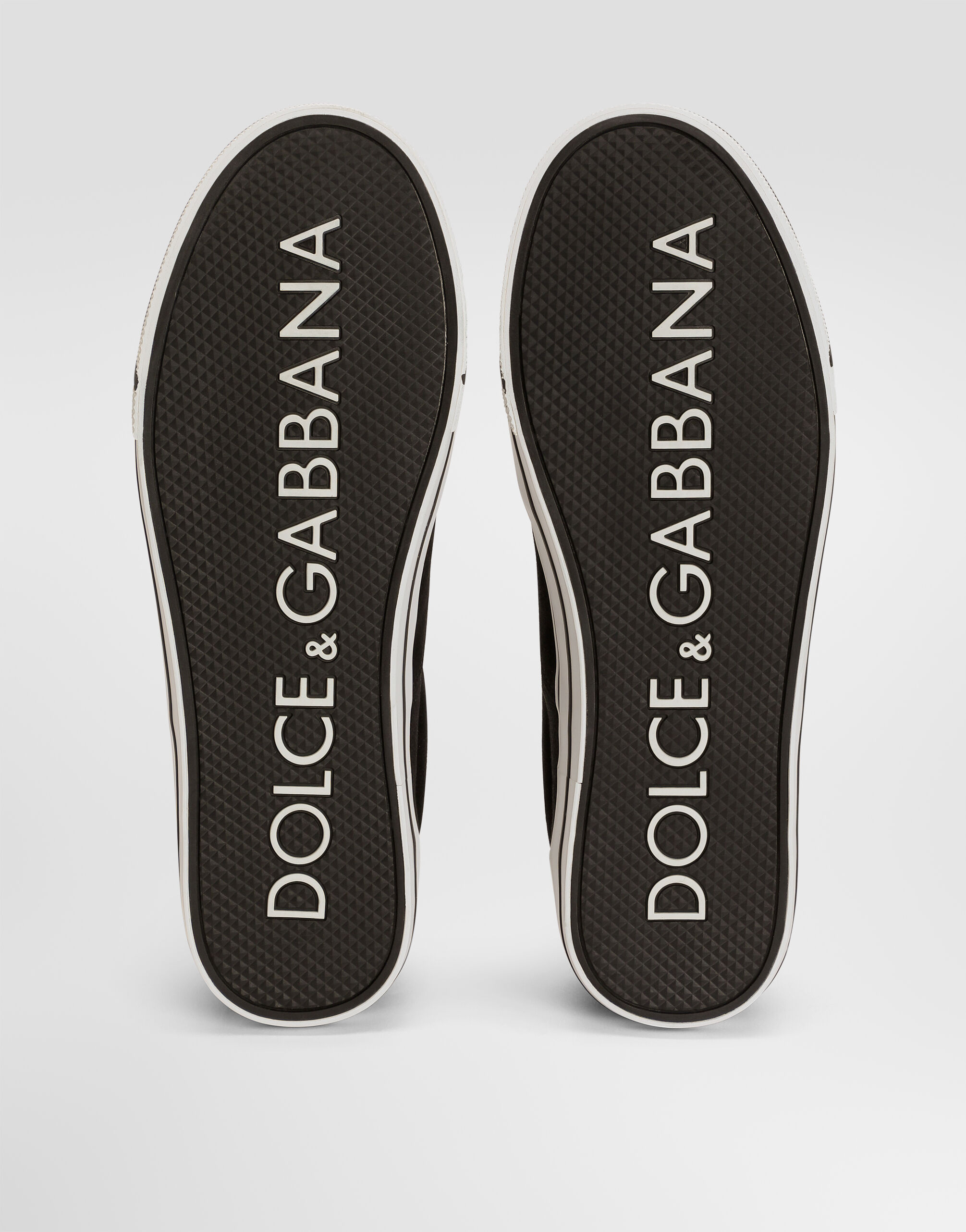 Blackのメンズ DG Sailing sneakers in split | Dolce&Gabbana®