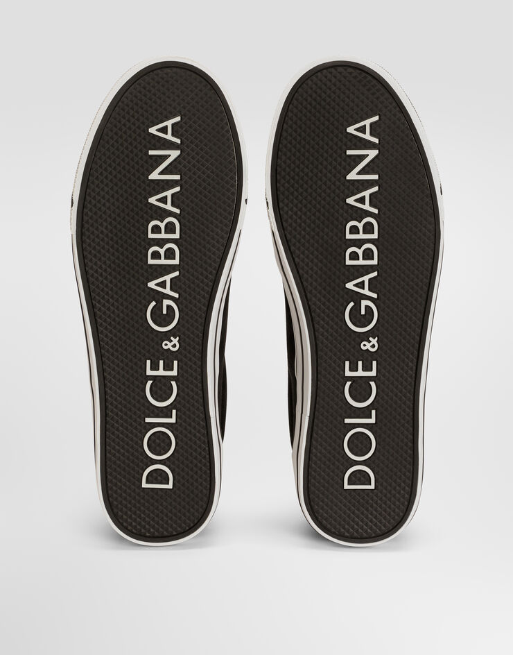 Dolce & Gabbana Zapatillas DG Sailing en serraje Dolce & Gabbana Zapatillas DG Sailing en serraje Black CS2399A0836