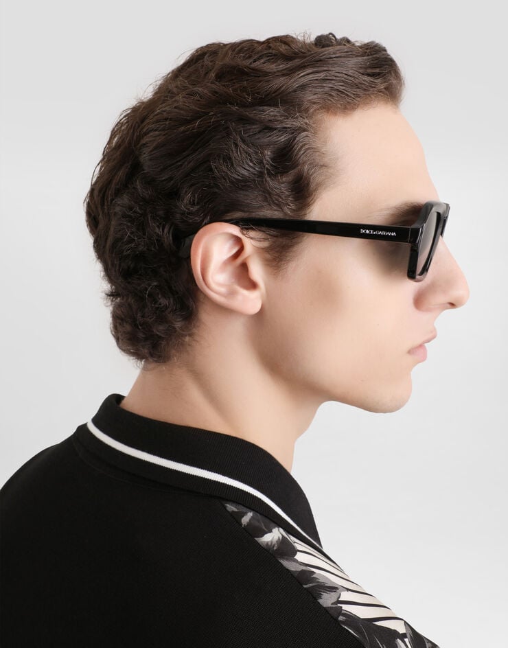 Dolce & Gabbana Silk and cotton shirt with twill Multicolor GXV90TJGMF4