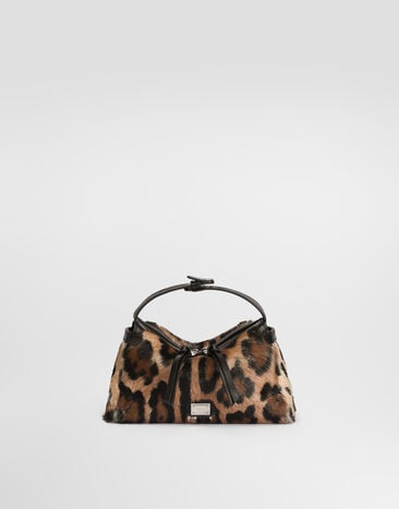 Dolce & Gabbana ヴィットリア レオパードプリント ハンドバッグ Print BB7889AX853