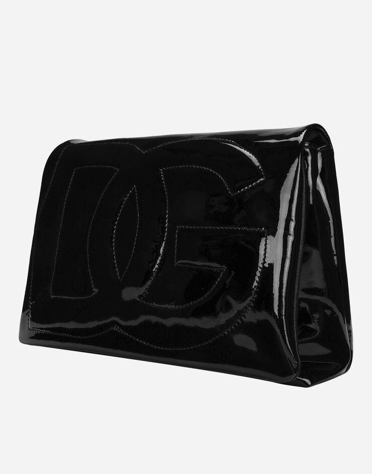Dolce&Gabbana Borsa DG Logo Bag soft a tracolla Nero BB7550A1484