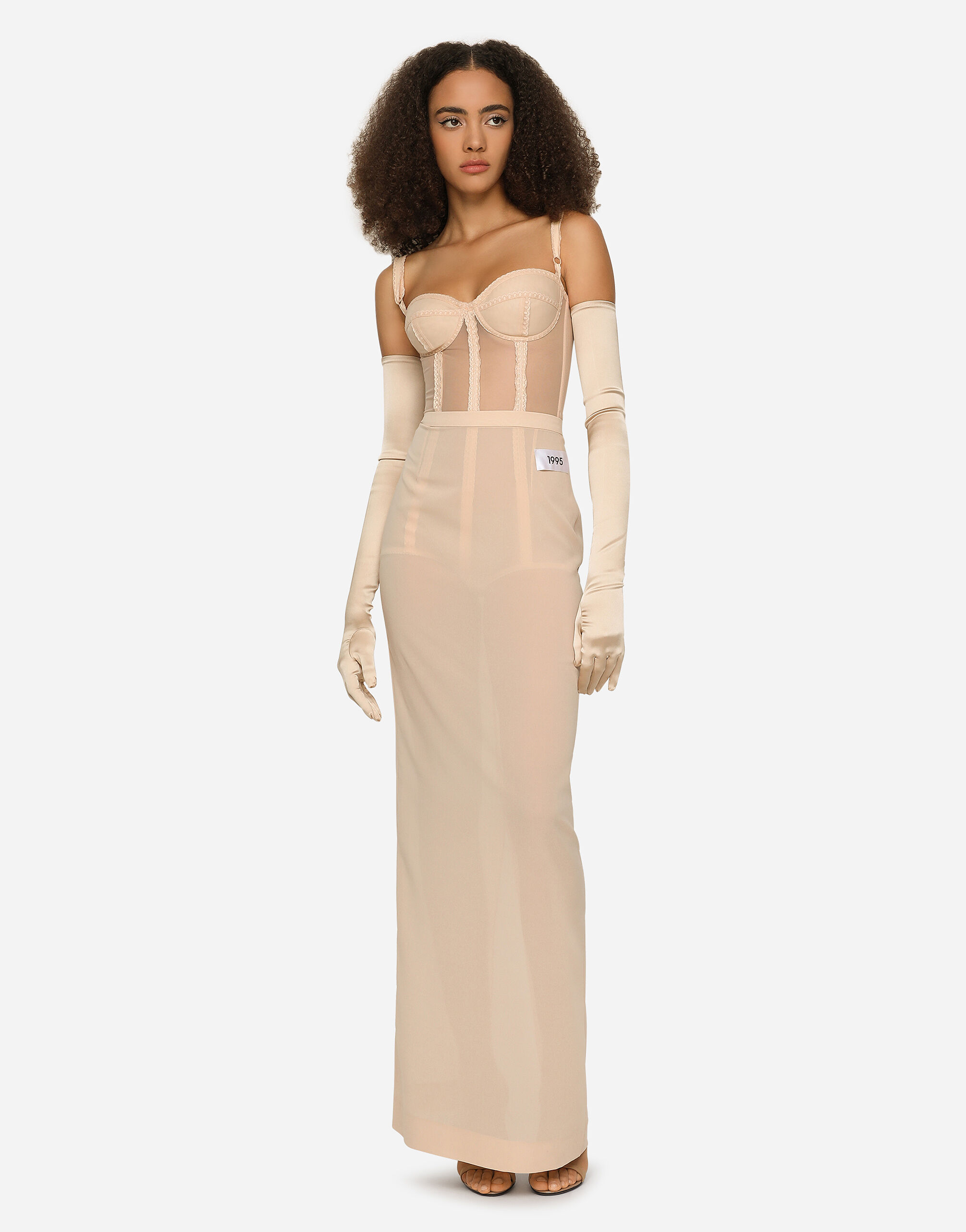 Stretch satin gloves online