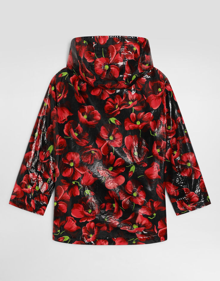 Dolce & Gabbana Poppy-print poplin trench coat Dolce & Gabbana Poppy-print poplin trench coat L54C68HS5VI