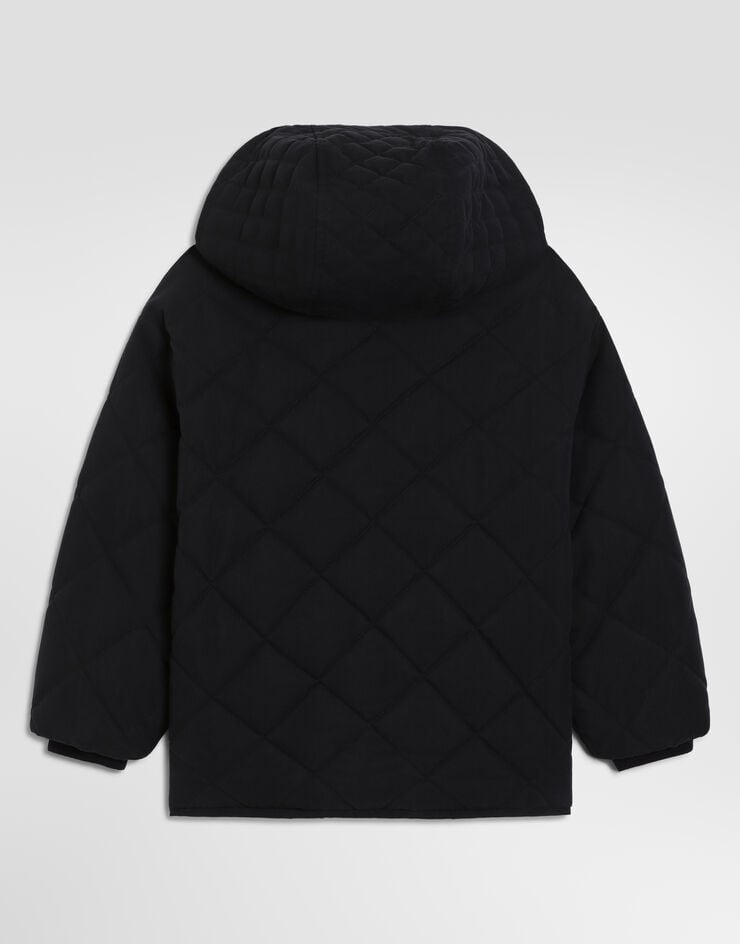 Dolce & Gabbana Quilted cotton jacket Dolce & Gabbana Quilted cotton jacket Blue L4JB8LHUMXI