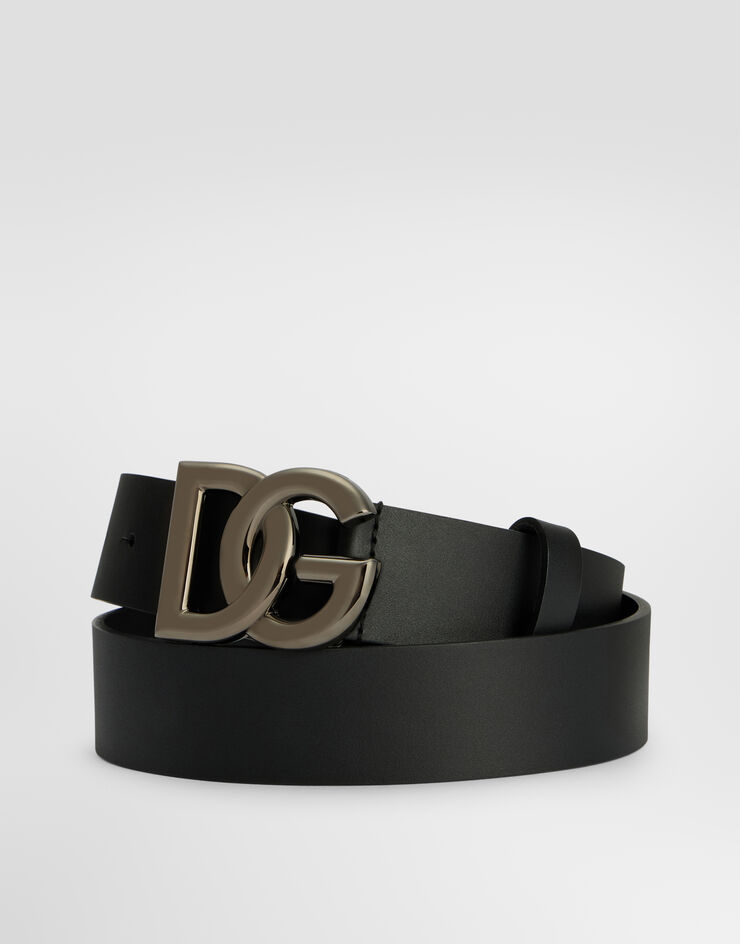 Dolce & Gabbana Leather belt with DG logo Dolce & Gabbana Leather belt with DG logo Multicolor BC4644AX622