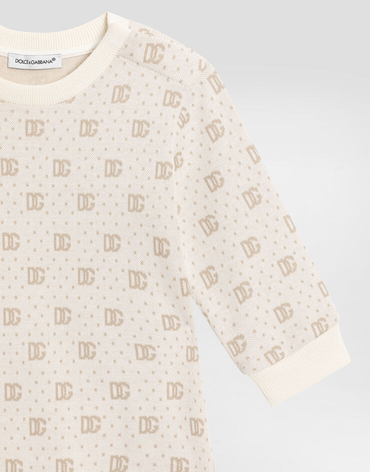 Dolce & Gabbana DGロゴ＆ドット ニット 2点 ギフトセット マルチカラー L1JOANFJ7EA