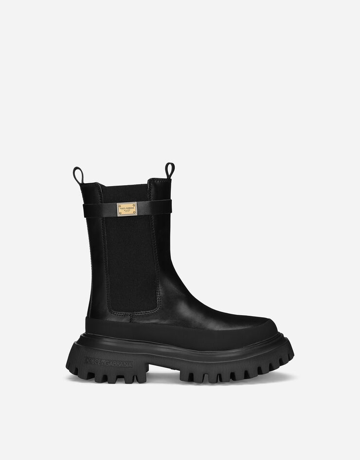 Dolce&Gabbana Calfskin ankle boots Black D11221AW576