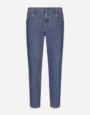 Dolce & Gabbana Jeans loose denim stretch blu Multicolore G5LI1DG8KP6