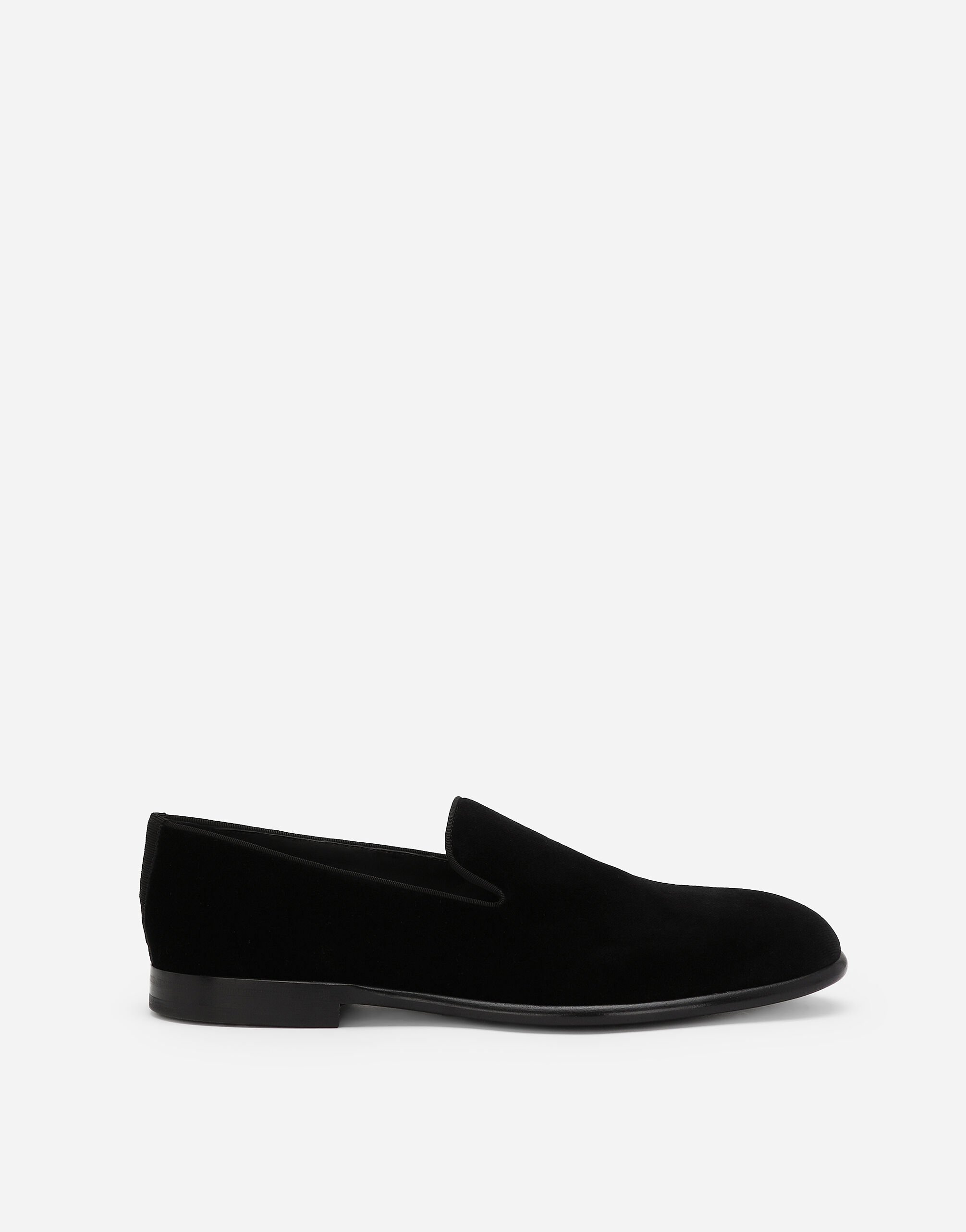 Dolce & Gabbana Velvet slippers Beige A50601A8034