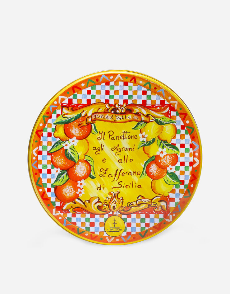 Dolce & Gabbana PANETTONE AGLI AGRUMI E ALLO ZAFFERANO DI SICILIA Yellow PN1000YEL20