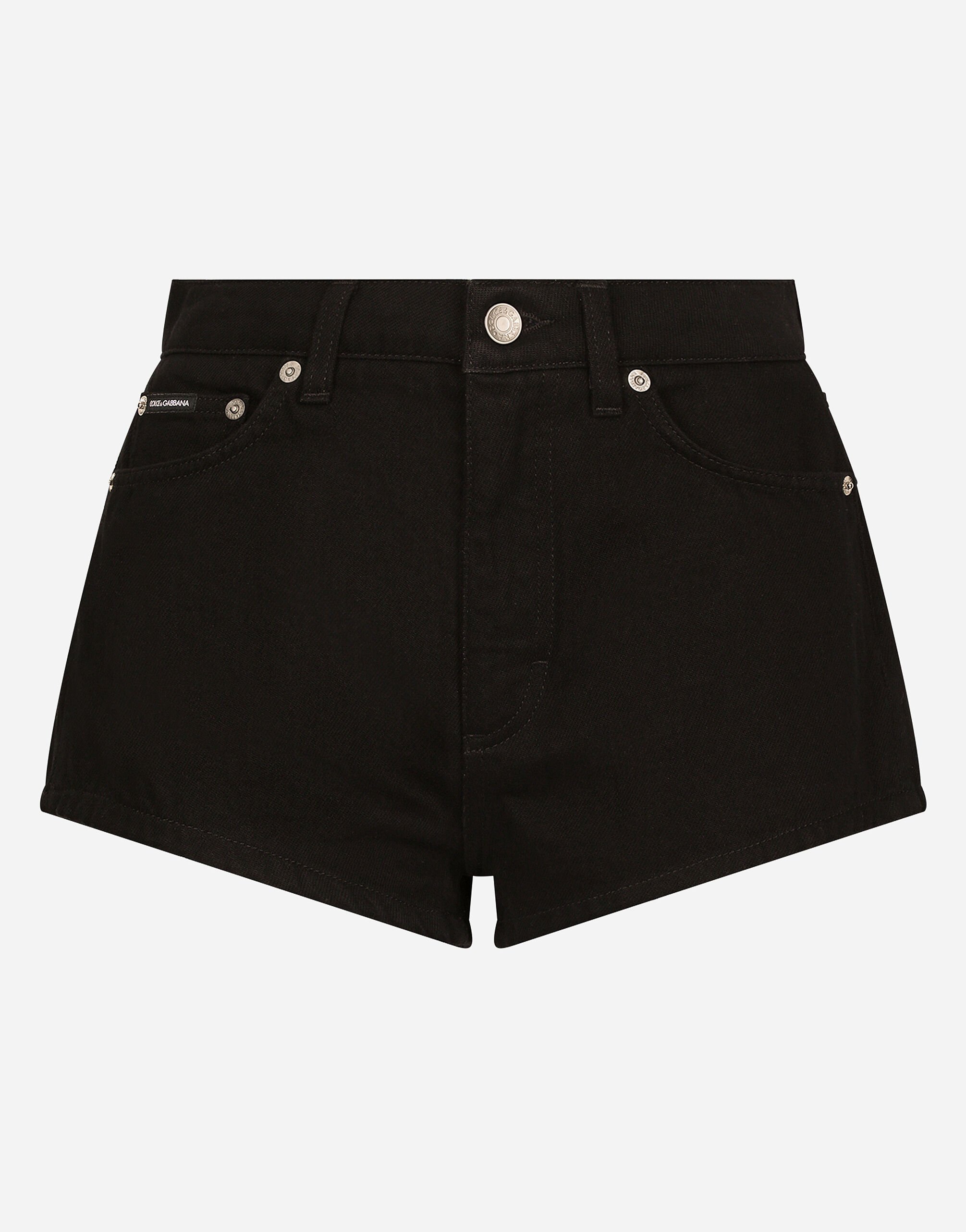 Dolce & Gabbana Shorts in denim Nero BB7603AW576