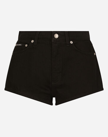 Dolce & Gabbana Denim-Shorts Schwarz BB7603AW576