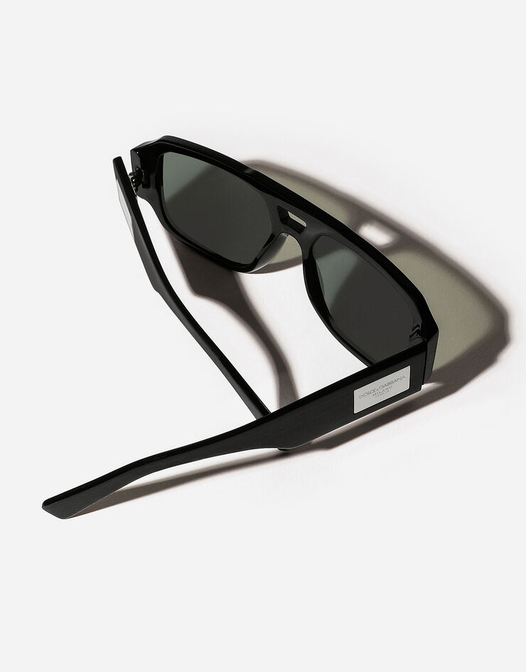 Dolce & Gabbana DNA サングラス ブラッシュドブラック VG448AVP09A