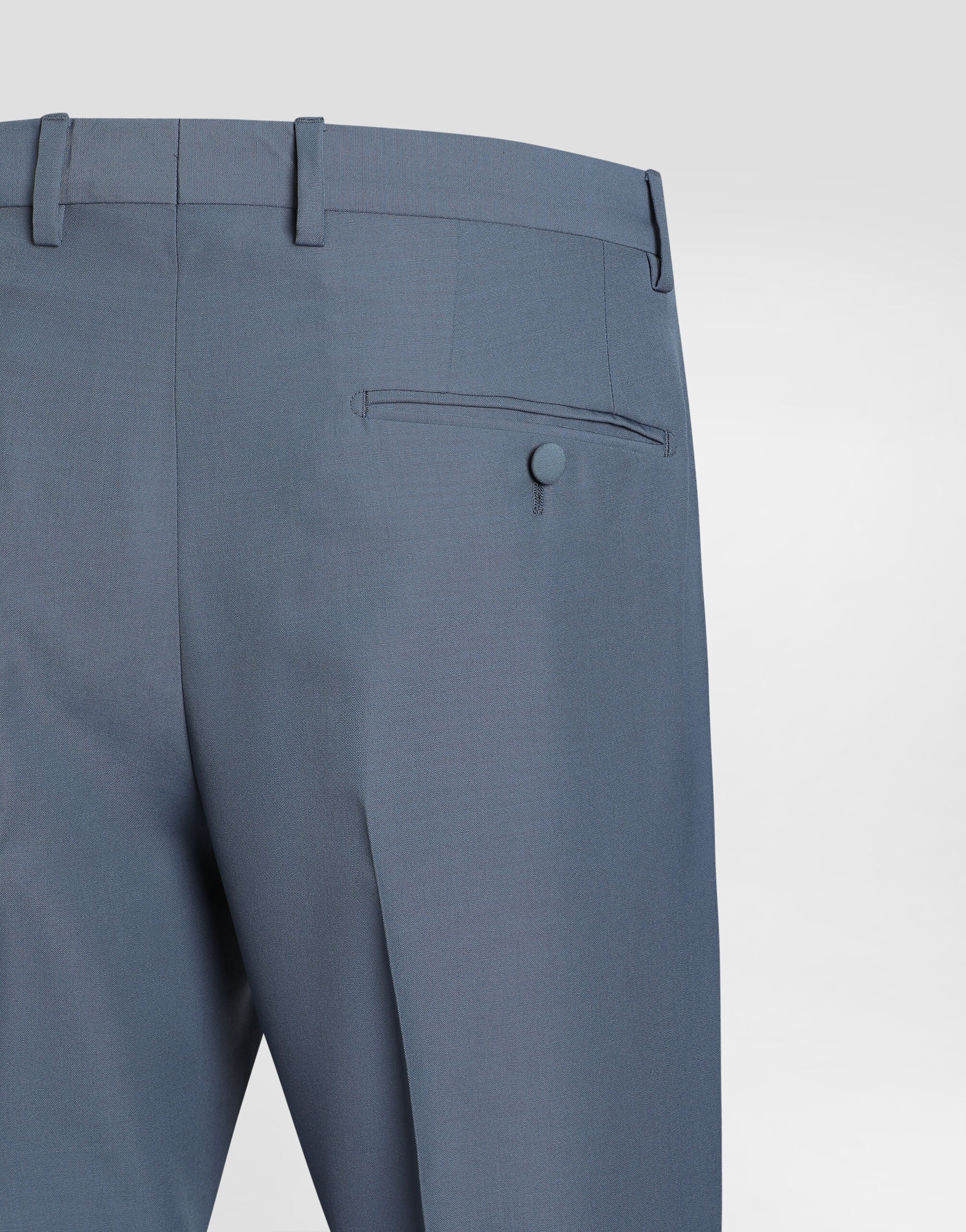 Wool poplin trousers - thumbnail 4