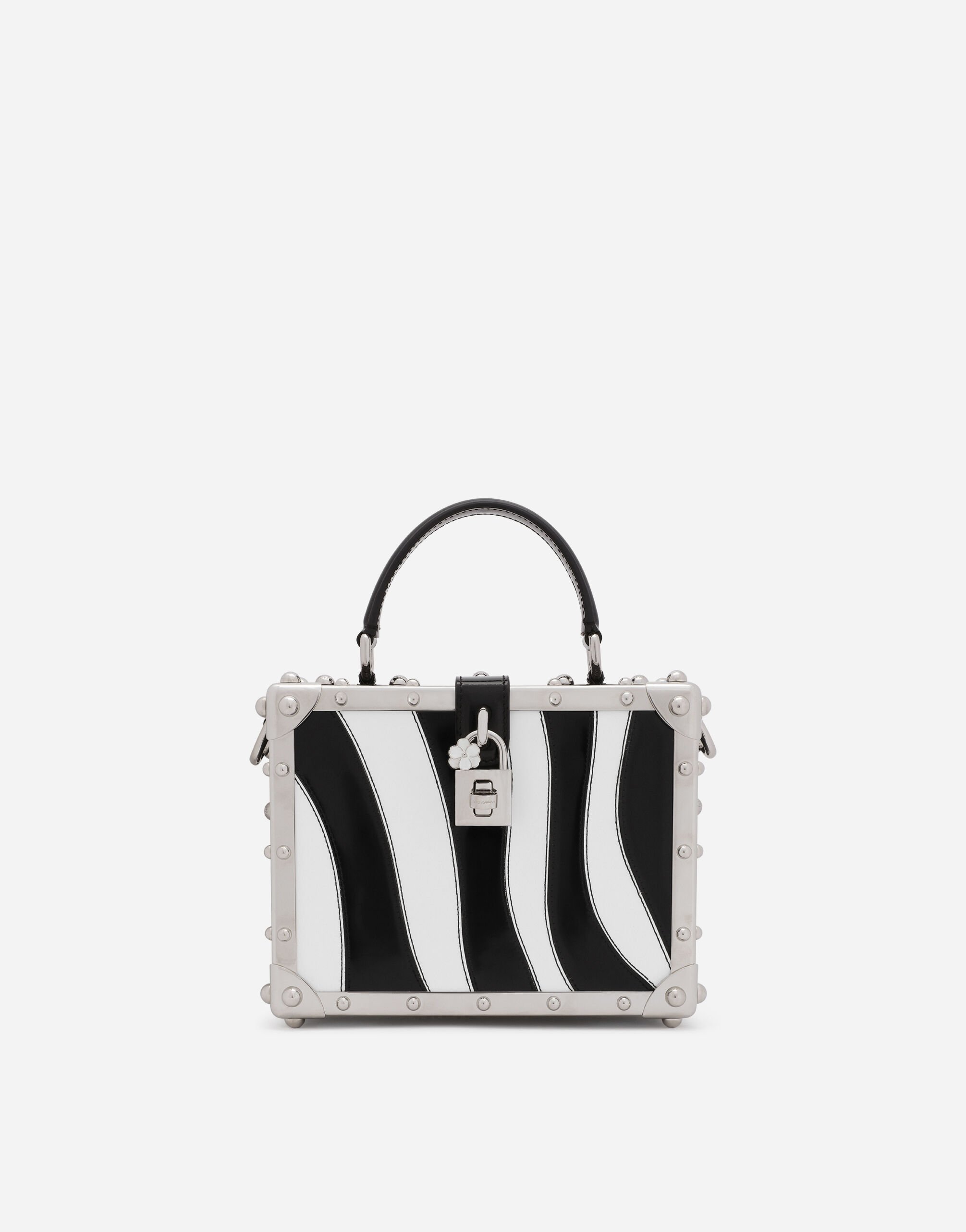 Dolce & Gabbana Patchwork zebra-design Dolce Box bag Black BB7246AY988