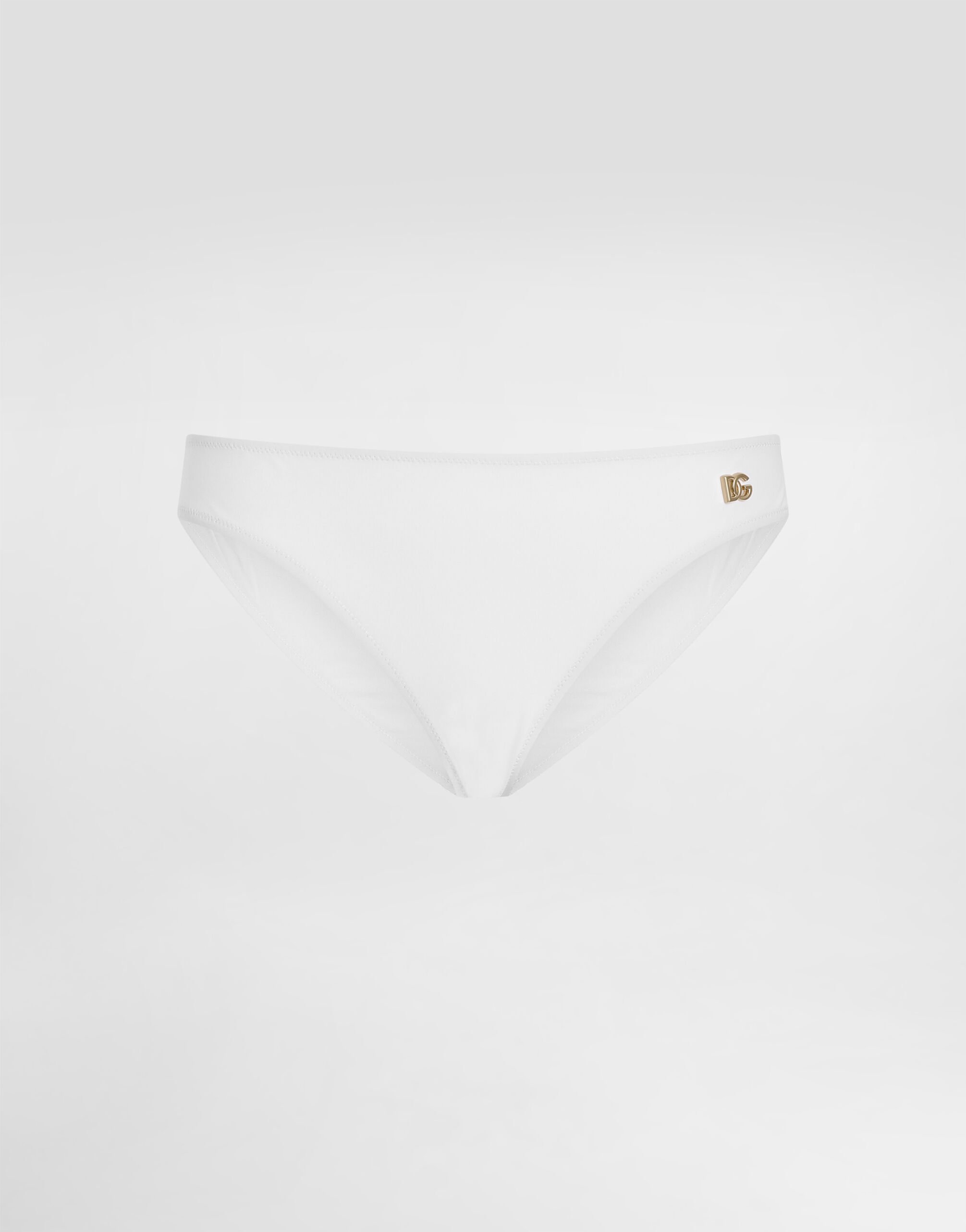 Bikini bottoms in WHITE for Women | Dolce&Gabbana®