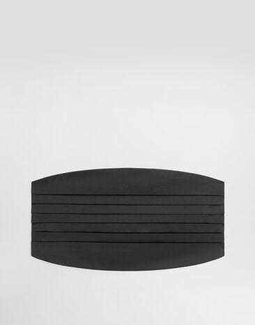 Dolce & Gabbana وشاح خصر توكسيدو ساتان Black GR214EG0UBZ