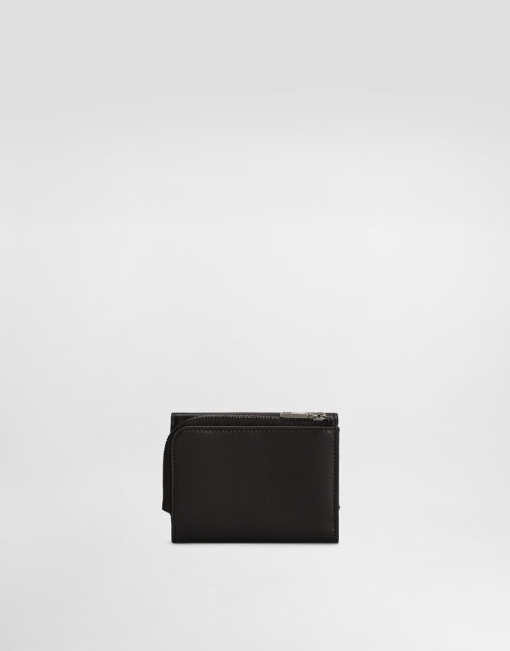 Dolce&Gabbana محفظة بقلاب فرنسي من جلد عجل بشعار متعدد الألوان BP3271AN244
