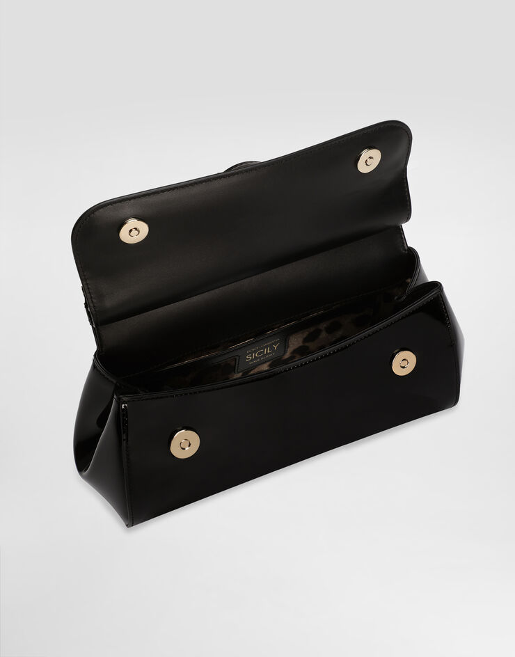 Dolce & Gabbana Borsa a mano Sicily piccola Nero BB7116A1037