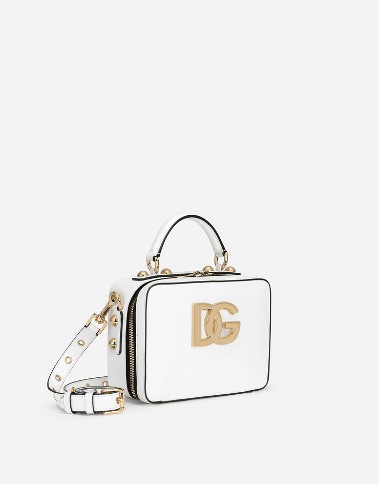 Dolce & Gabbana Bolso 3.5 de piel de becerro Blanco BB7092AW576
