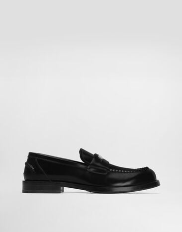 Dolce & Gabbana Mocasines en piel de becerro Black A30291A0780