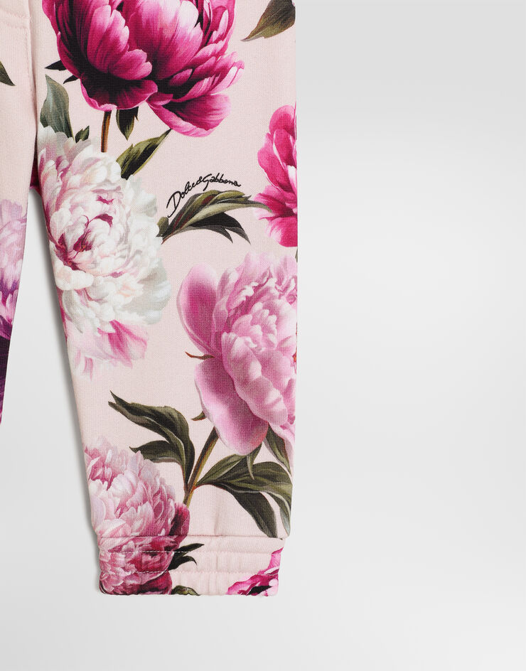 Dolce & Gabbana Peony-print fleece trousers Dolce & Gabbana Peony-print fleece trousers Multicolor L2JPIOG7QWQ