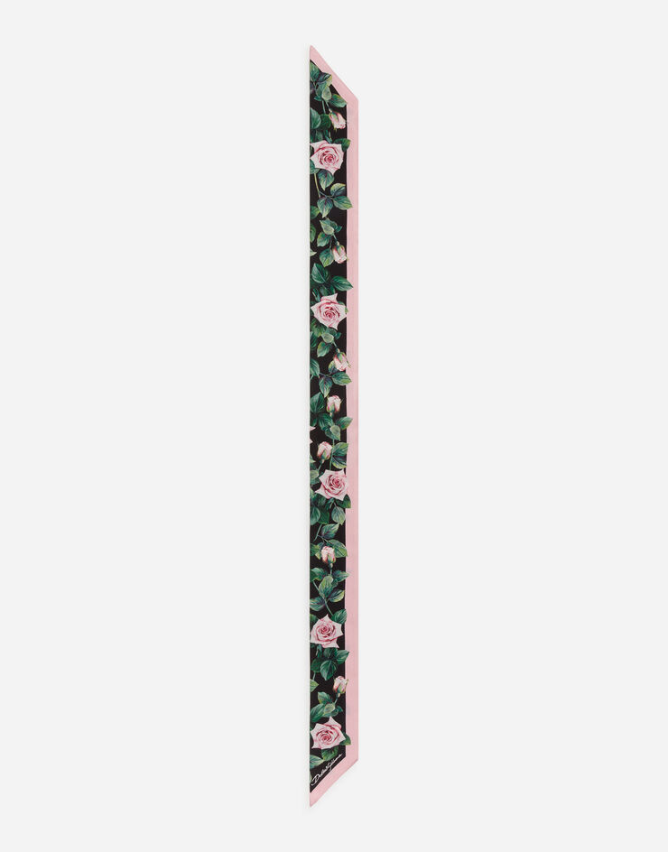 Dolce & Gabbana Tropical rose print twill bandeau IMPRIMÉ FLEURI FS215AGDS17