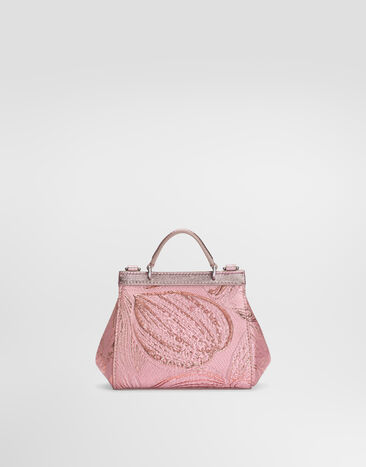Dolce & Gabbana Bolso de mano Sicily en brocado Multicolor EB0003A3L73