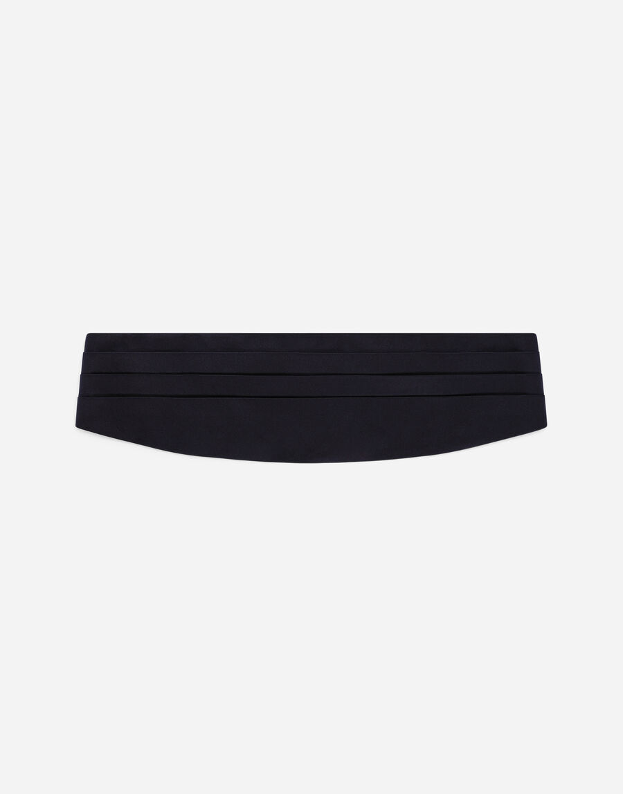 Silk satin cummerbund