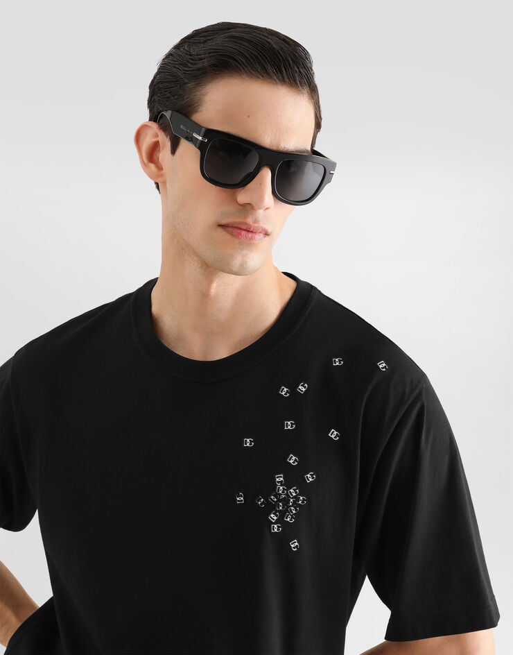 Dolce & Gabbana Cotton t-shirt Black G8PN9TG7Q0Y