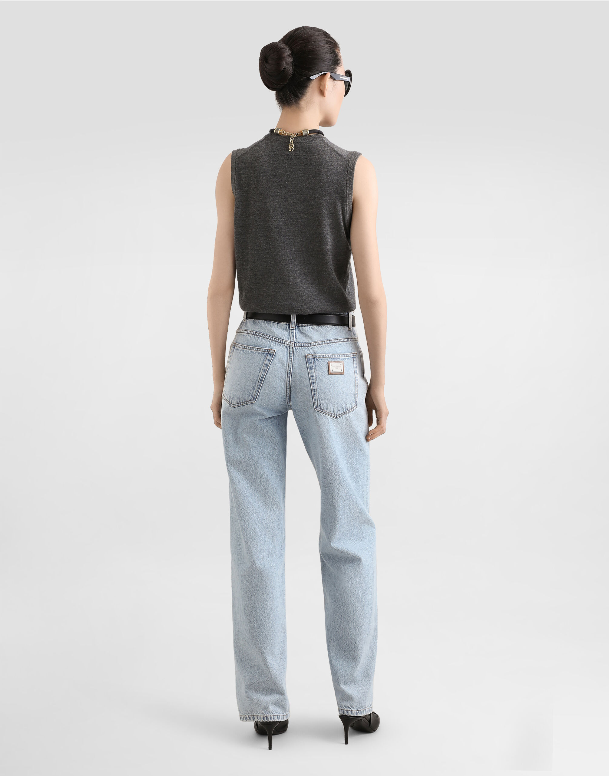 Multicolorのウィメンズ 5-pocket denim trousers | Dolce&Gabbana®