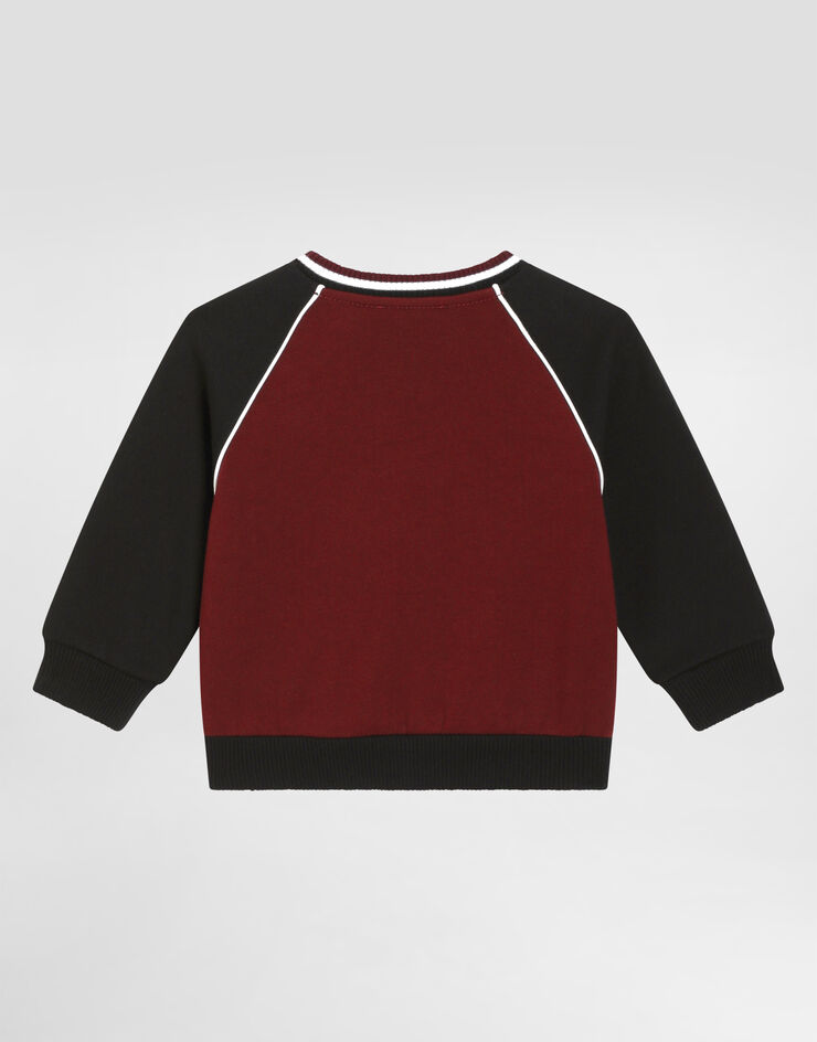 Dolce & Gabbana Sweatshirt with appliqués and embroidery Multicolor L1JWNIG7PUT