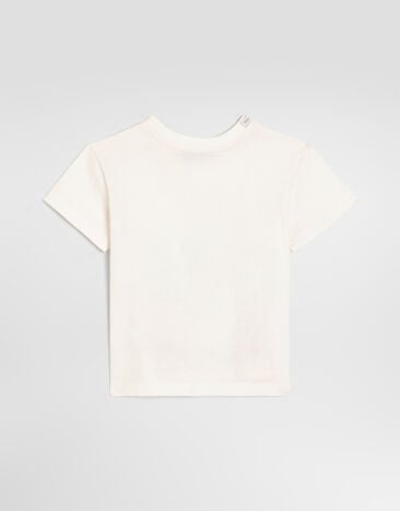 Dolce & Gabbana Jersey t-shirt with logo  L1JTEYG7P8K