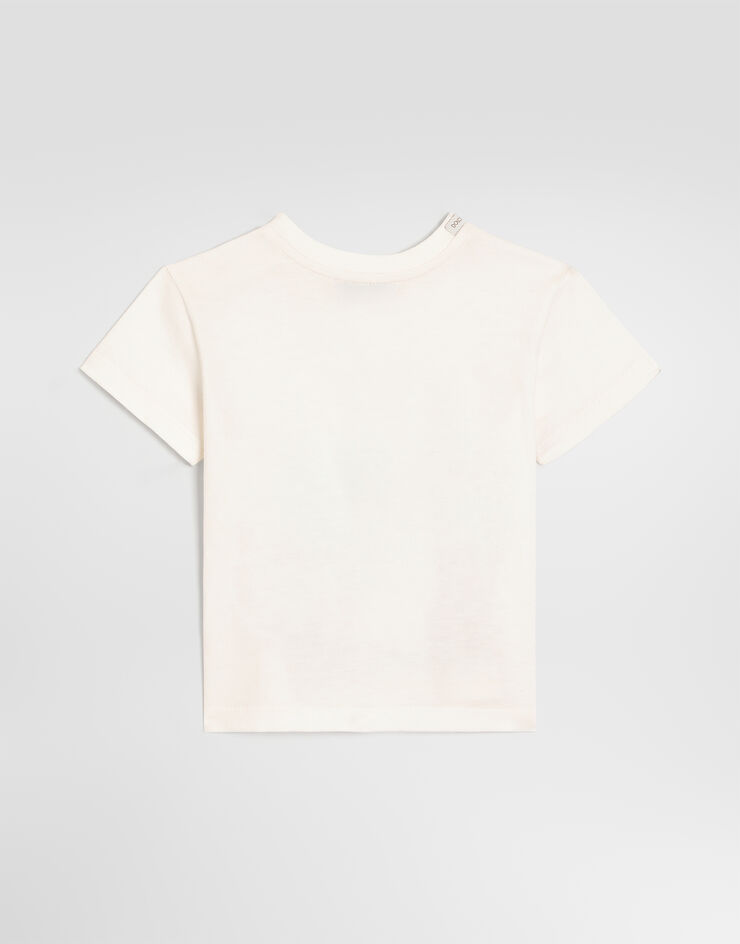 Dolce & Gabbana Jersey t-shirt with logo  L1JTEYG7P8K