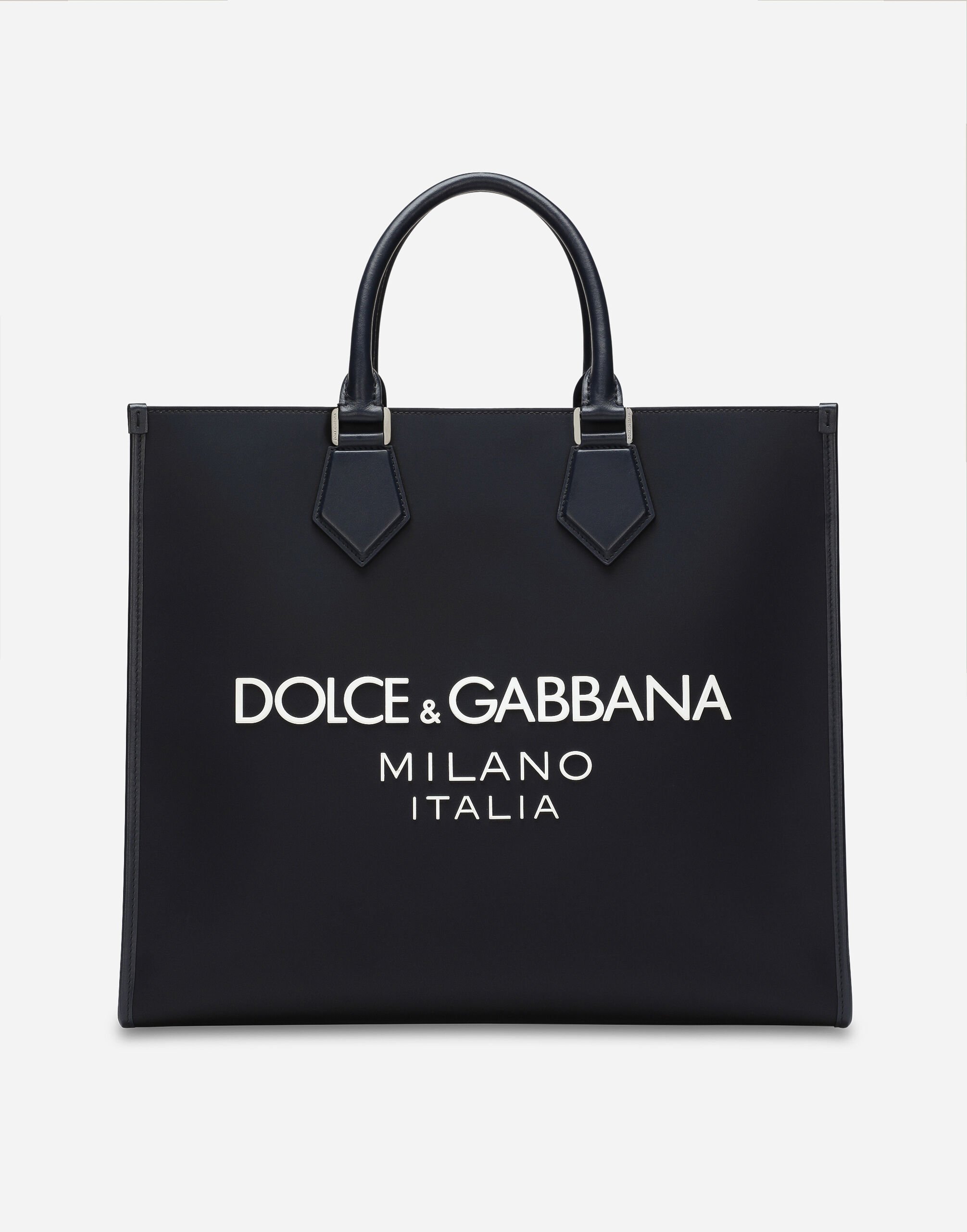 Dolce & Gabbana GroÃŸer Shopper aus Nylon Beige BM3025AN232