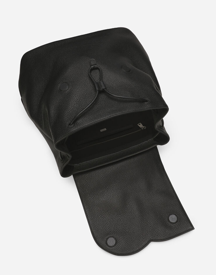 Dolce & Gabbana حقيبة ظهر من جلد غزال أسود BM2331A8034