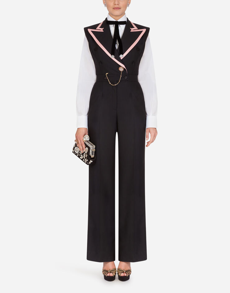 Dolce & Gabbana Python print and mordoré platform sandals BLACK/GOLD CR0872A2U26