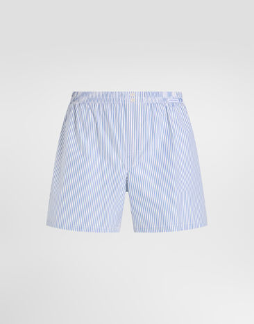 Dolce & Gabbana Striped poplin Boxer shorts Multicolor M3A12TFR54F