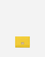 Dolce & Gabbana Dauphine calfskin French-flap wallet Yellow BI1265A1001