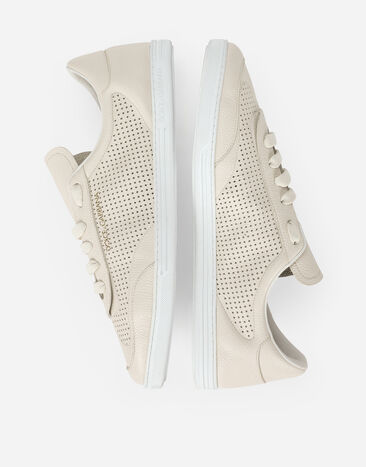 Dolce & Gabbana Perforated calfskin Saint Tropez sneakers White CS2256AR837