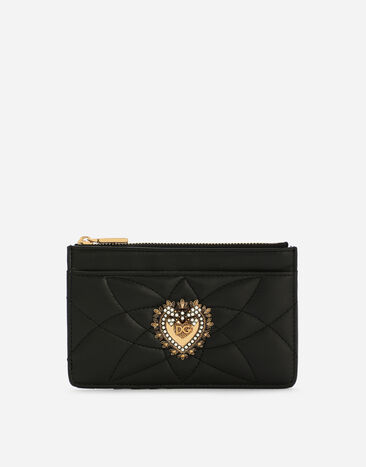 Dolce & Gabbana Medium Devotion card holder Black BI1261AW576