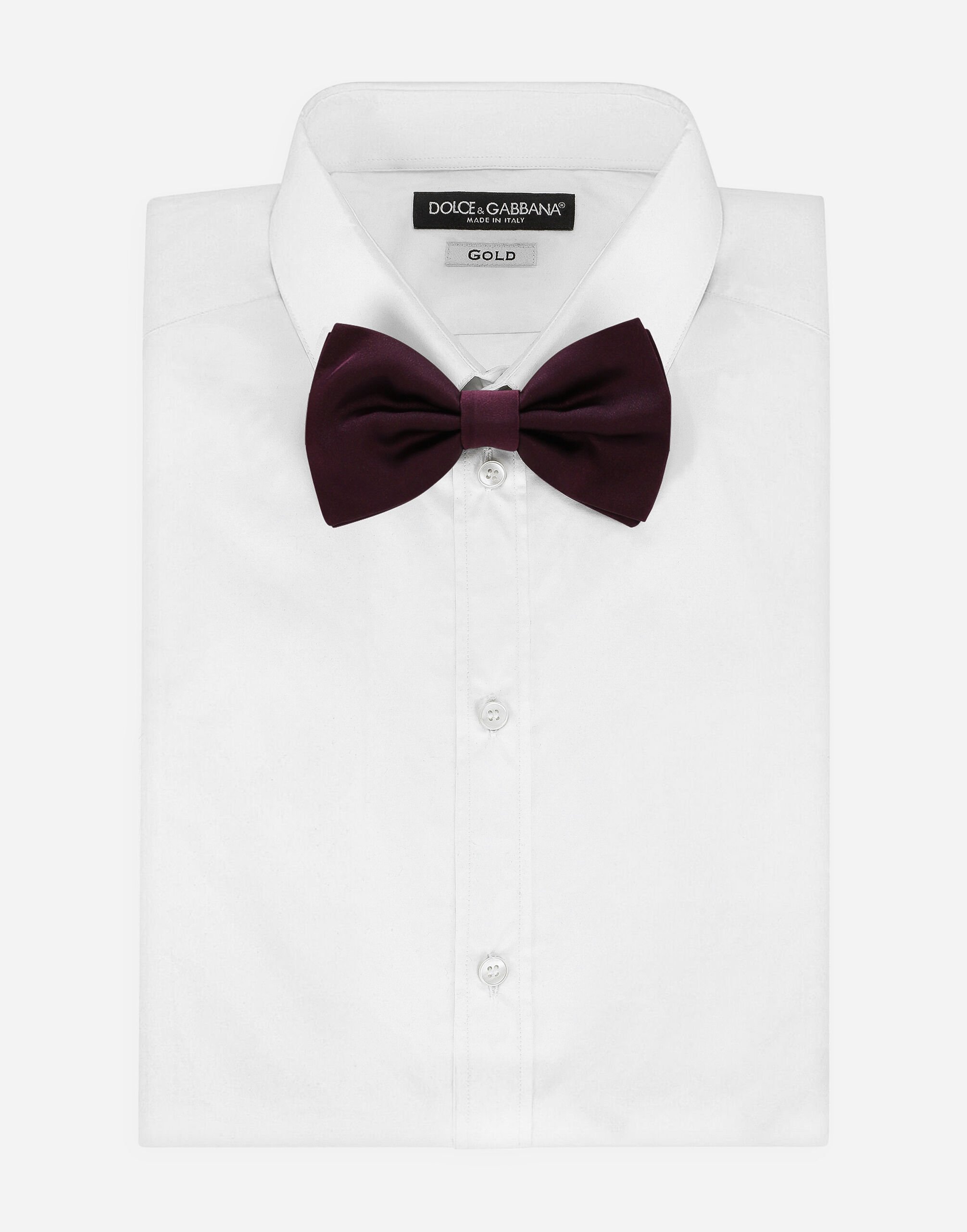 Dolce & Gabbana Silk satin bow tie Purple GR053EG3UBG