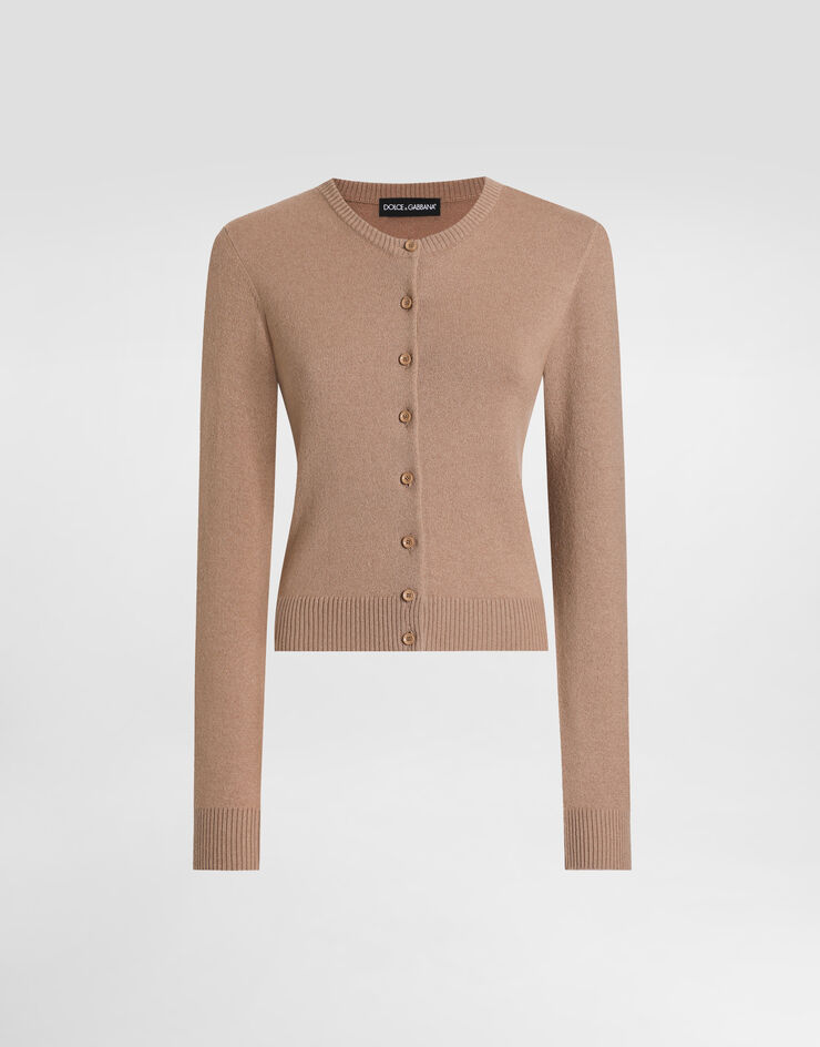 Dolce & Gabbana Cashmere cardigan Brown FXVA3ZJDVC2
